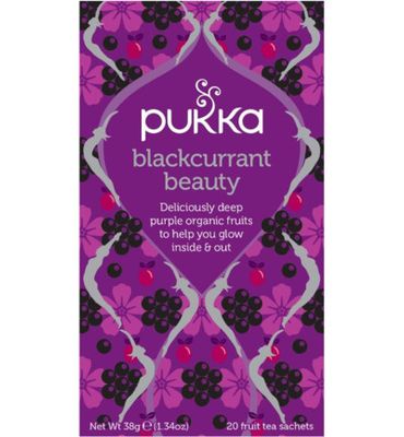 Pukka Organic Teas Blackcurrant beauty bio (20st) 20st