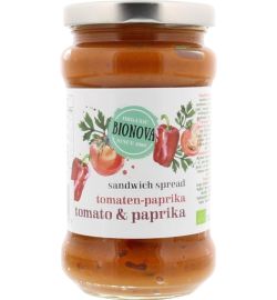 Bionova Bionova Sandwichspread tomaat/paprika bio (280g)