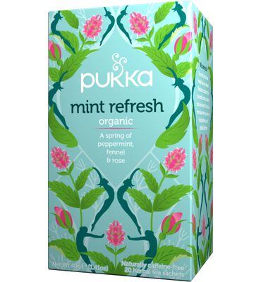 Pukka Organic Teas Mint refresh thee bio (20st) 20st