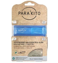 Parakito Parakito Armband blauw met 2 tabletten (1st)