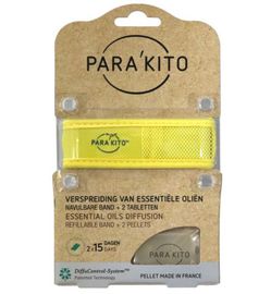 Parakito Parakito Armband geel met 2 tabletten (1st)