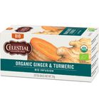 Celestial Seasonings Organic ginger & turmeric bio (20st) 20st thumb