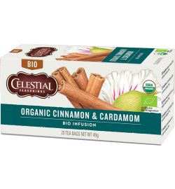 Celestial Seasonings Celestial Seasonings Organic cinnamon & cardamom bio (20st)
