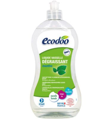 Ecodoo Afwasmiddel vloeibaar ontvettend munt bio (500ml) 500ml