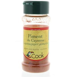 Cook Cook Cayennepeper gemalen bio (40g)