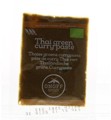Onoff Thaise groene currypasta bio (50g) 50g