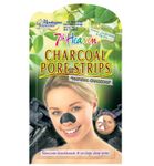 Montagne Jeunesse 7th Heaven gezichtsmasker charcoal pore strips (3st) 3st thumb