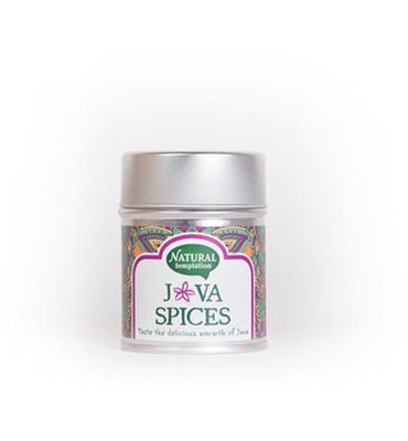 Natural Temptation Java spices blikje natural spices bio (55g) 55g