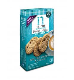Nairns Nairns Biscuit breaks pure chocolade & kokos (160g)