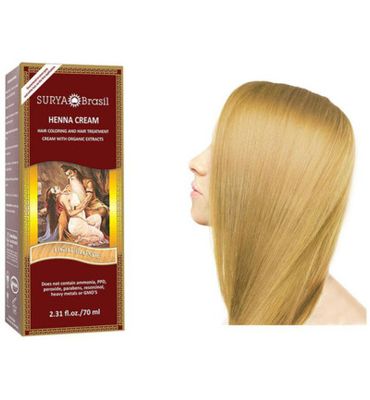 Surya Brasil Henna haarverf creme licht blond (70ml) 70ml