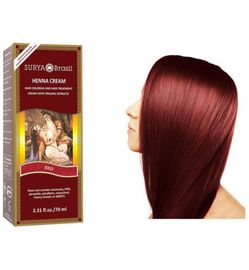 Surya Brasil Surya Brasil Henna haarverf creme rood (70ml)