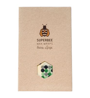 Superbee Beeswraps XL duurzame folie (1st) 1st