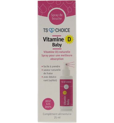 TS Choice Vitaminespray vitamine D baby (25ml) 25ml