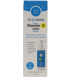 TS Choice TS Choice Vitaminespray vitamine D 1000 (25ml)