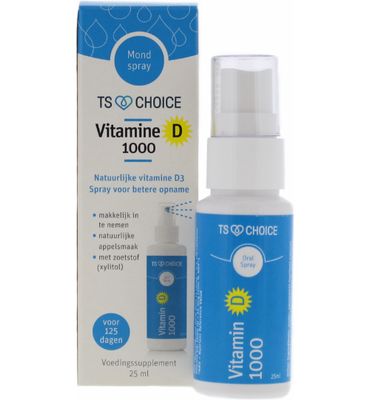TS Choice Vitaminespray vitamine D 1000 (25ml) 25ml