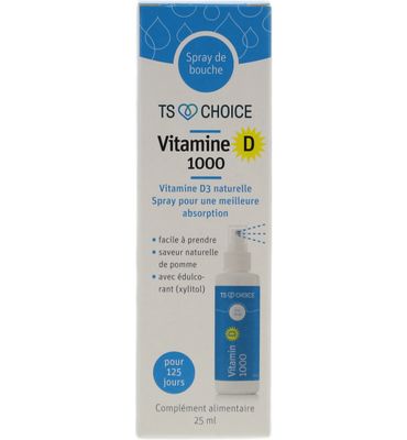 TS Choice Vitaminespray vitamine D 1000 (25ml) 25ml
