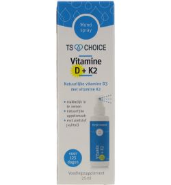 TS Choice TS Choice Vitaminespray vitamine D3 + K2 (25ml)