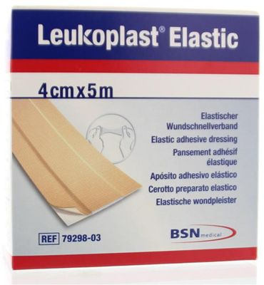 Leukoplast Elastic wondsnelverband 5m x 4 (1st) 1st