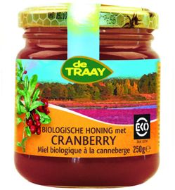 De Traay De Traay Cranberry honing bio (250g)