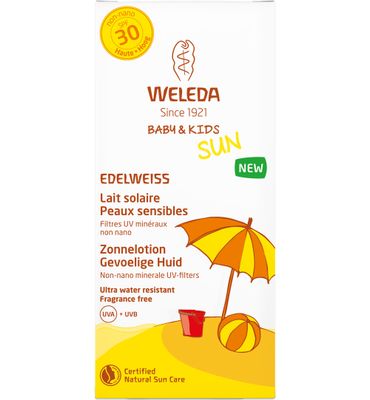 WELEDA Edelweiss zonnelotion gevoelige huid SPF30 (150ml) 150ml