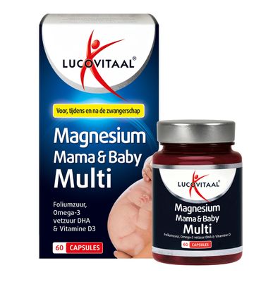 Lucovitaal Magnesium mama & baby multi (60ca) 60ca