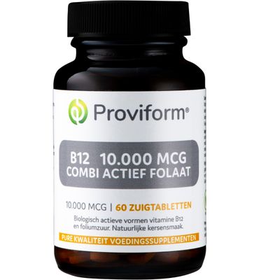 Proviform Vitamine B12 10.000 mcg combi actief folaat (60zt) 60zt