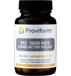 Proviform Proviform Vitamine B12 1500 mcg combi actief folaat (60zt)