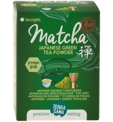 TerraSana Matcha premium groene thee bio (30g) 30g