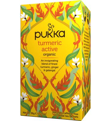 Pukka Organic Teas Tumeric active tea bio (20st) 20st