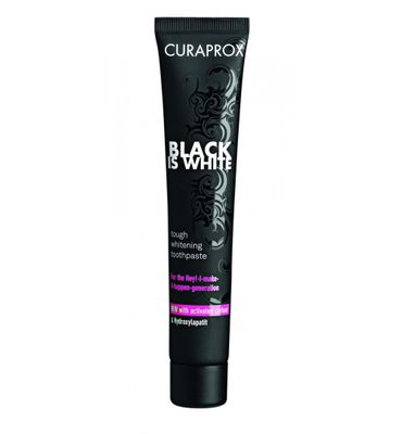 Curaprox Black is white tandpasta whitening (90ml) 90ml