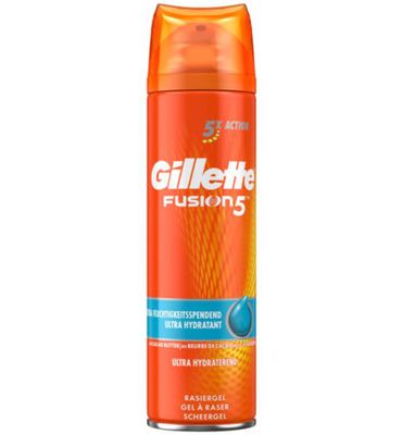 Gillette Fusion 5 scheergel ultra hydraterend (200ml) 200ml