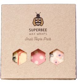 Superbee Superbee Beeswraps tripple small (3st)
