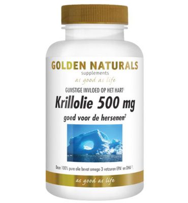 Golden Naturals Krillolie 500 mg (60sft) 60sft