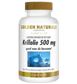 Golden Naturals Golden Naturals Krillolie 500 mg (60sft)