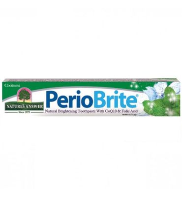 Natures Answer Periobrite natuurlijke tandpasta 22 kruiden en Q10 (113g) 113g