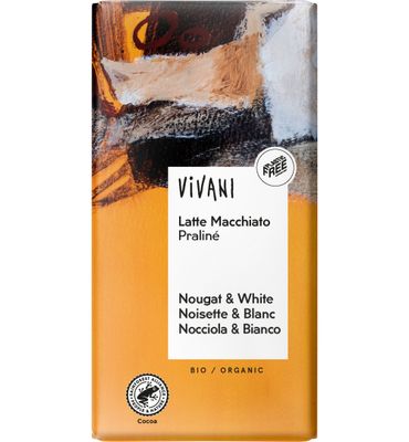 Vivani Chocolade latte macchiato praline bio (100g) 100g