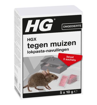 HG X lokpasta tegen muizen navul (5sach) 5sach