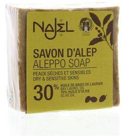 Najel Najel Aleppo zeep olijf olie 30% (170g)