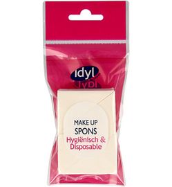Idyl Idyl Make-up spons blokvorm hygienisch & disposble (4st)