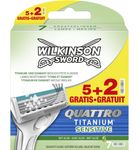 Wilkinson Quattro titanium sensitive mesjes 5+2 (7st) 7st thumb