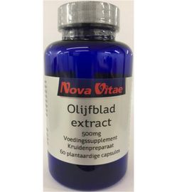 Nova Vitae Nova Vitae Olijfblad extract 500 mg (60vc)