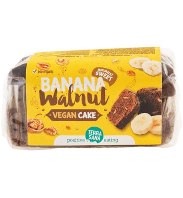 TerraSana Vegan cake banaan & walnoot bio (350g) 350g