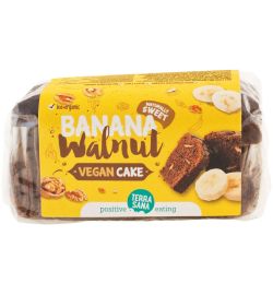Terrasana TerraSana Vegan cake banaan & walnoot bio (350g)