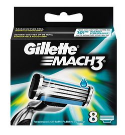 Gillette Gillette Mach3 base mesjes (8ST) (8ST)
