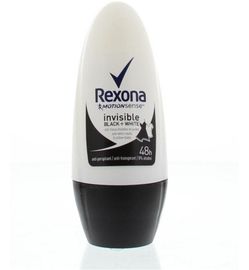 Rexona Rexona Deodorant roller invisible black & white (50ml)