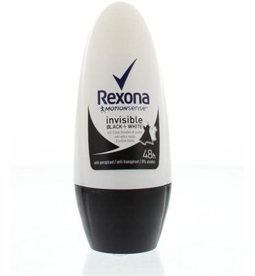Rexona Invisible Black+White  Deodorant Roller 50ml