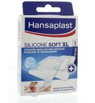 Hansaplast Silicone soft pleisters XL (5st) 5st thumb