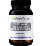 Proviform Curcumine quercetine gember extract (60vc) 60vc thumb