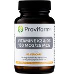Proviform Vitamine K2 180mcg & D3 25mcg (60vc) 60vc thumb