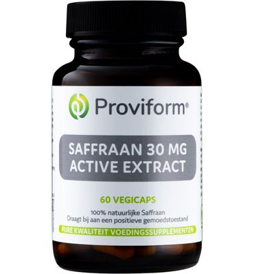 Proviform Saffraan 30 mg active extract (60vc) 60vc